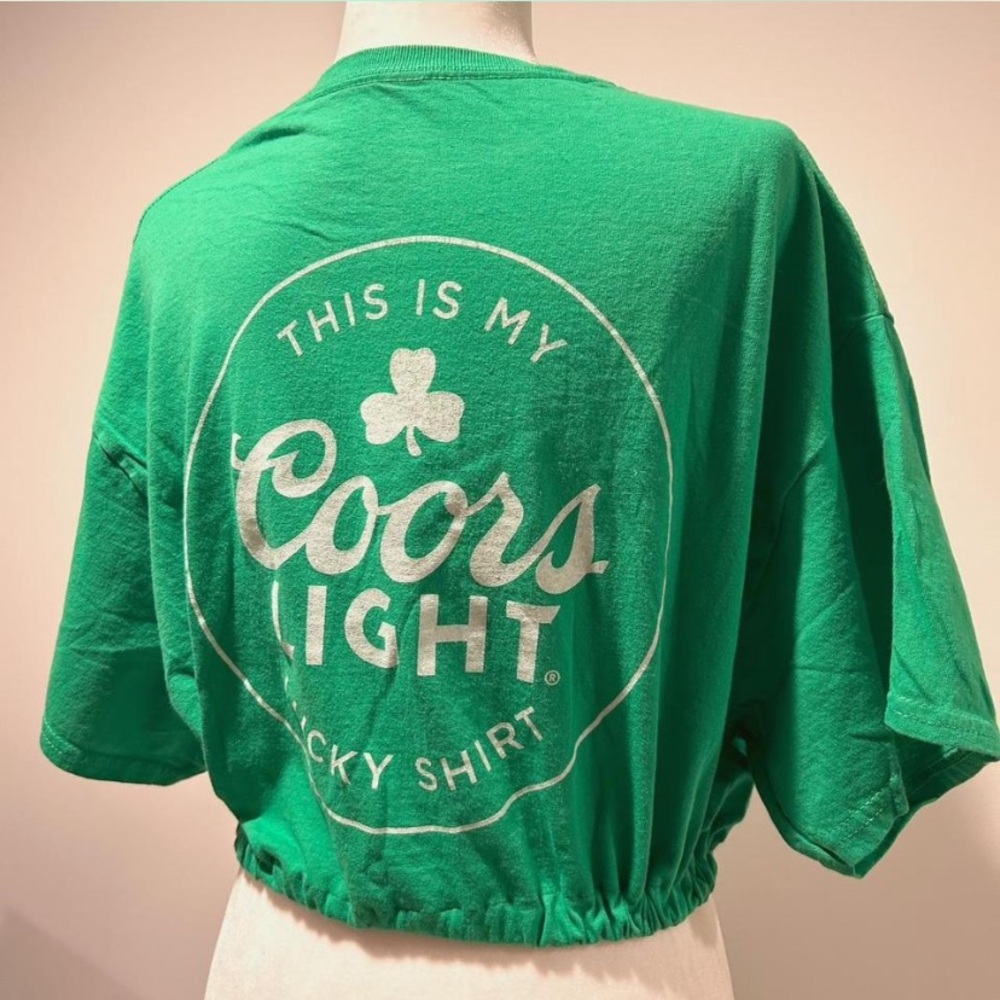 COORS LIGHT crop T shirt